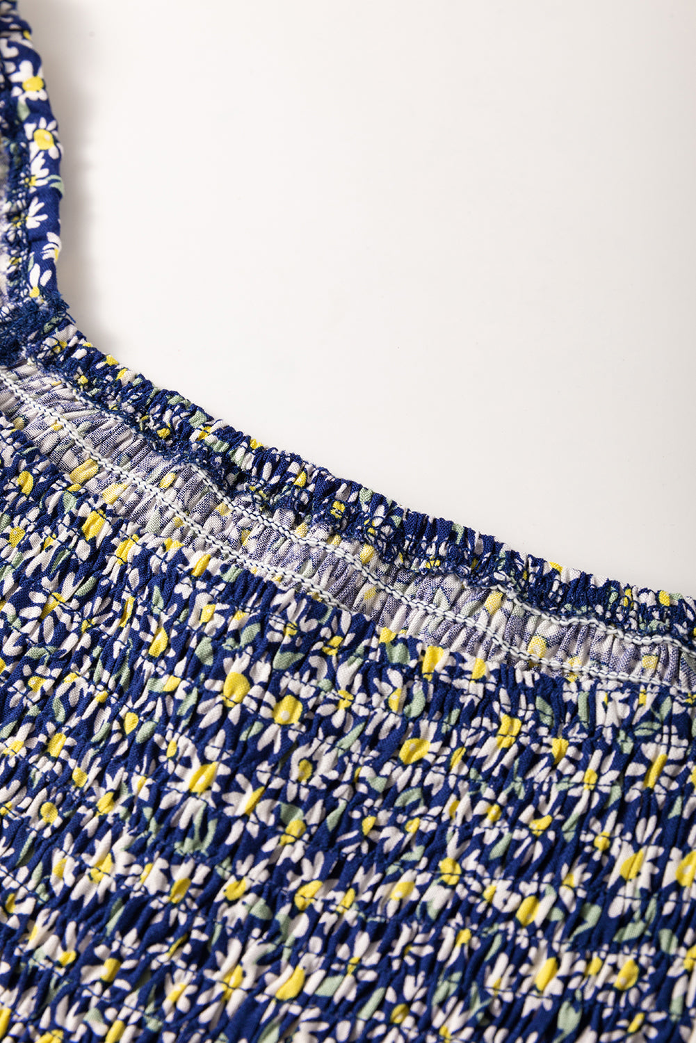 Chemisier bleu bohème imprimé floral *-A WOMAN WE LOVE