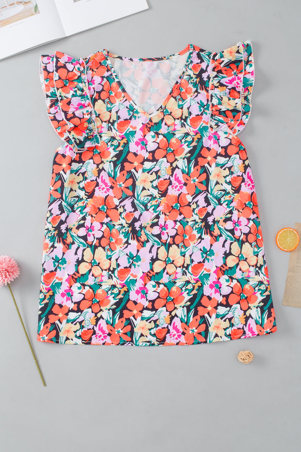 Blouse florale multicolore à-A WOMAN WE LOVE