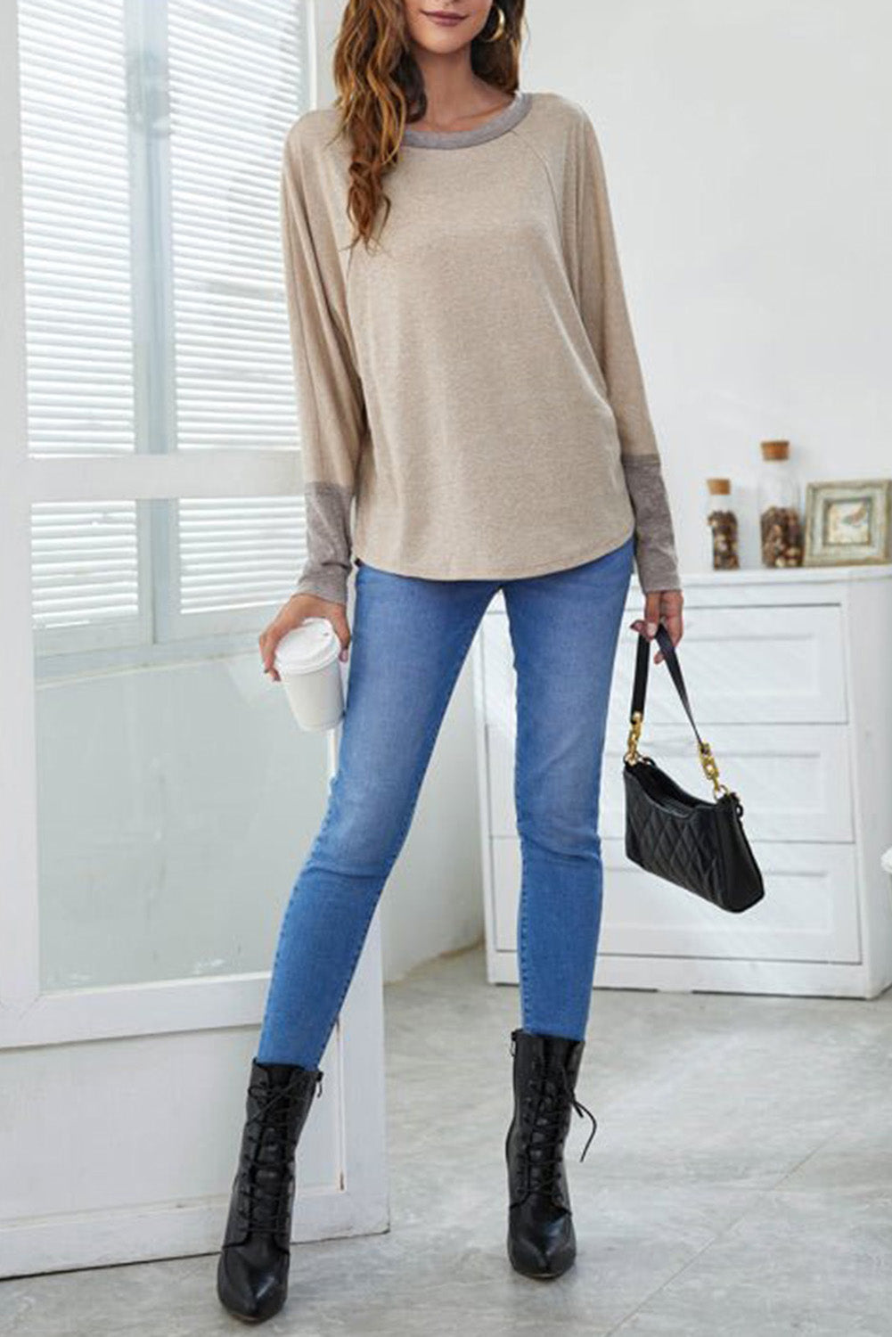 High Khaki with contrasting wrists and bat handles