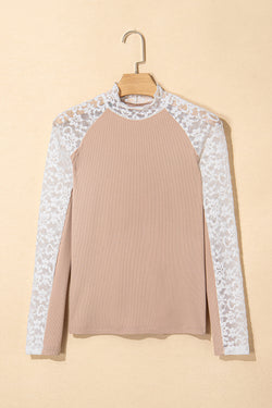 Patchwork floral gris fumé Top mince *