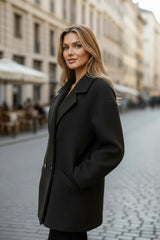 🖤 Veste feutre noire Marella – Élégance intemporelle en taille XXL